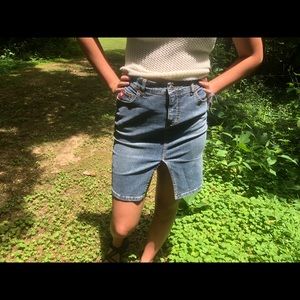 Jean skirt